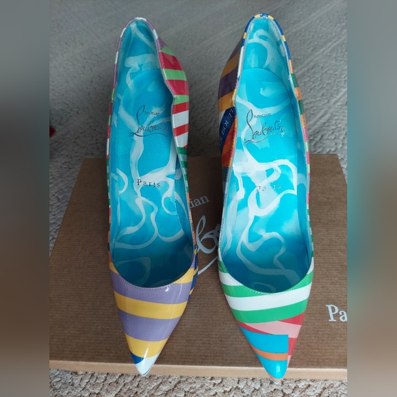 NIB Christian Louboutin Grand Bain Heels - Picture 2 of 11